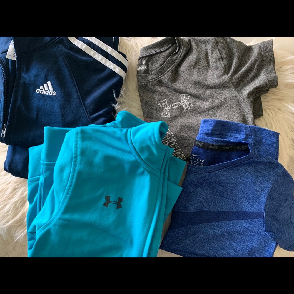 Boy 4t 5t Lot under armour adidas Nike
